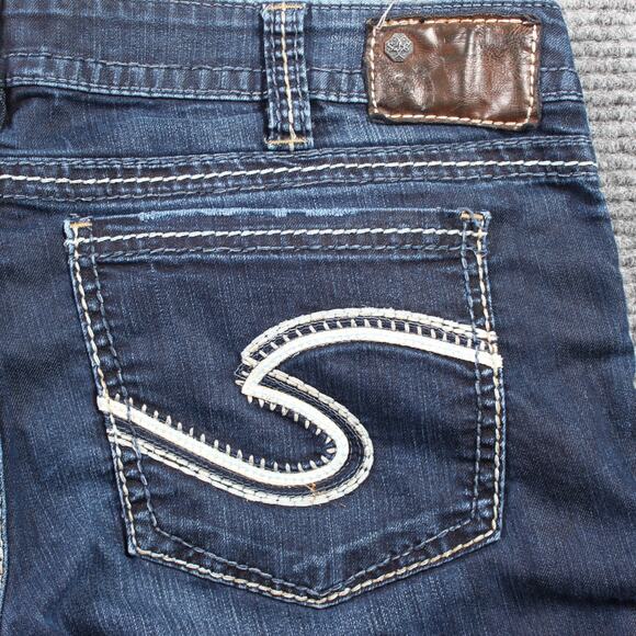 Silver Jeans Co. Frances 18” Bootcut – Women’s W33 L33, Dark Wash, Contrast - Picture 8 of 9